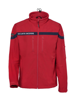 BLOUSON SOFTSHELL SECURITE INCENDIE