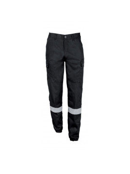 PANTALON SECURITE BANDE RETRO-REFLECHISSANTES