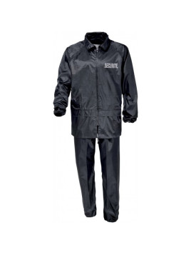 TENUE DE PLUIE NOIRE SIGLE SECURITE