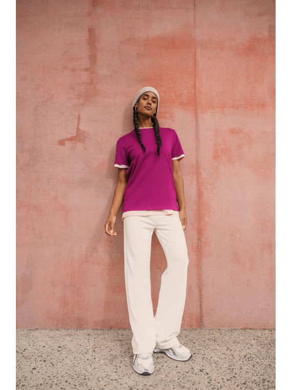T-shirt coton bio – Lavé aux enzymes, no label et surface lisse premium
