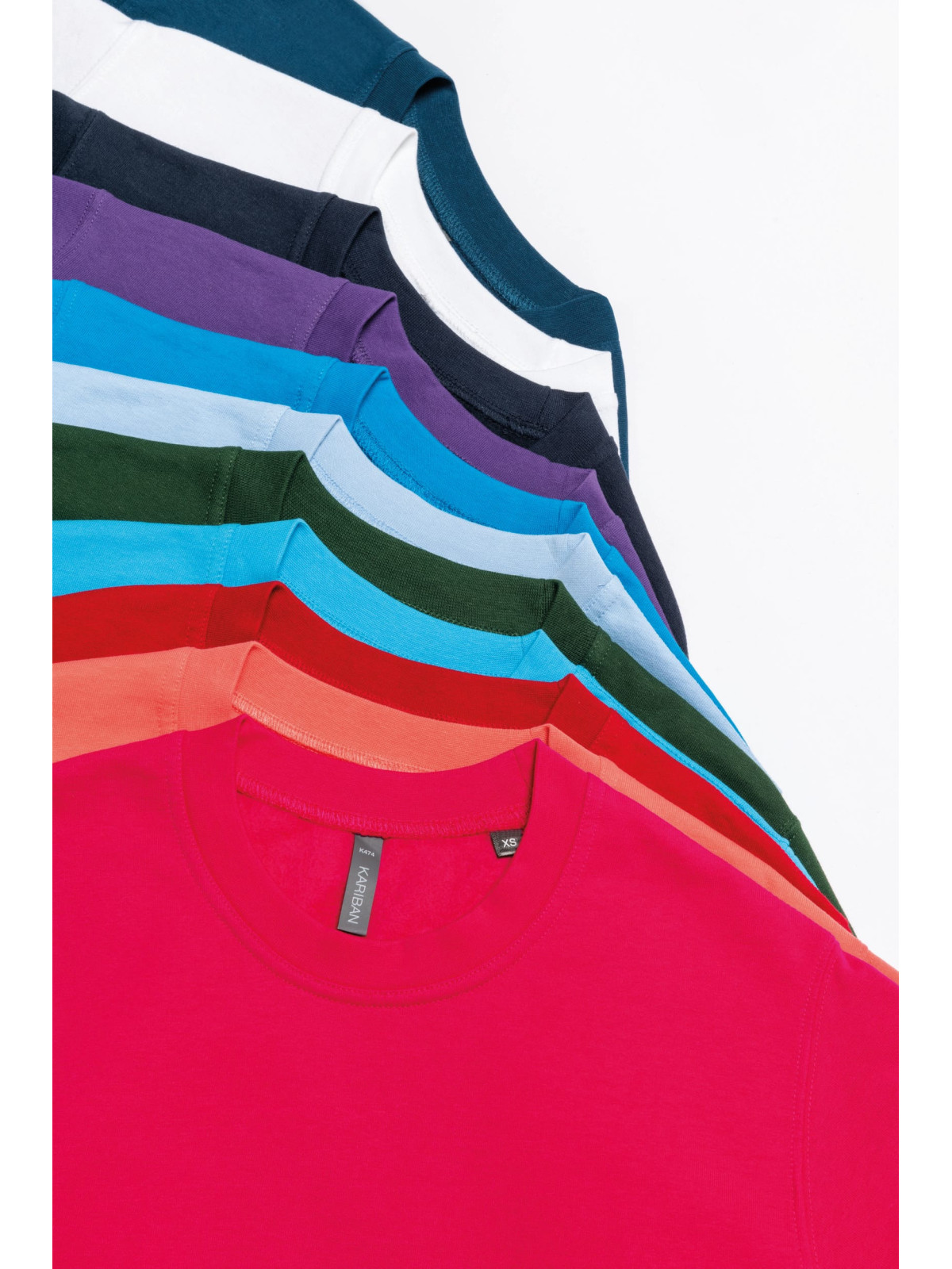 Sweat Kariban – Col rond, coton peigné et confort molletonné