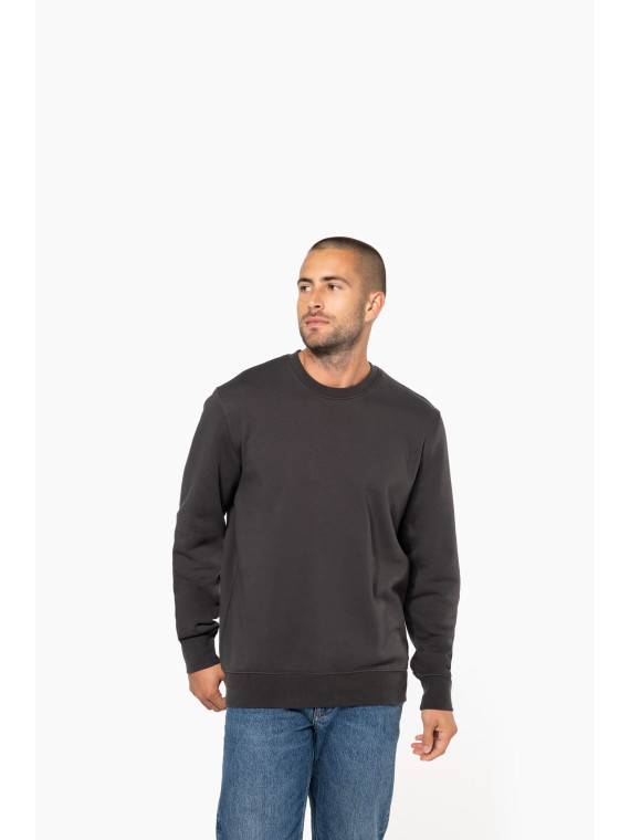 Sweat Kariban bio – Coton biologique, polyester recyclé et finition premium