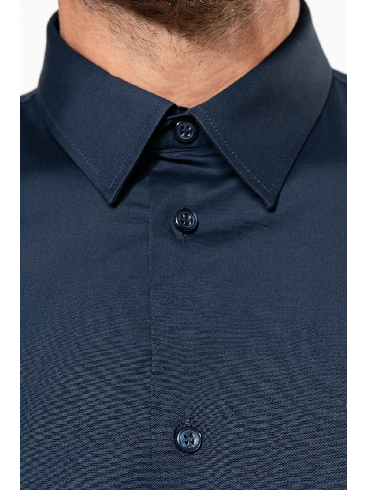 Chemise manches courtes Kariban – Stretch coton, élégante et confortable