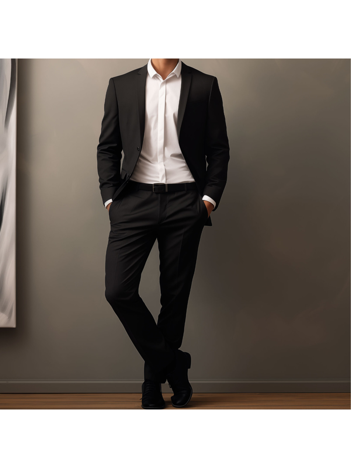 Détail poches intérieures veste de service professionnelle