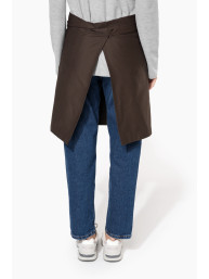 Tablier Mi-Long Coton 50cm Kariban - Poche Kangourou