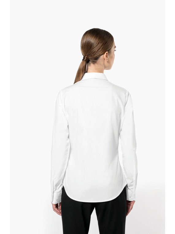 Chemise Femme Manches Longues Popeline - Kariban
