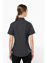 Chemise Manches Courtes Femme Popeline Coton - Easy Care