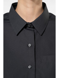 Chemise Manches Courtes Femme Popeline Coton - Easy Care