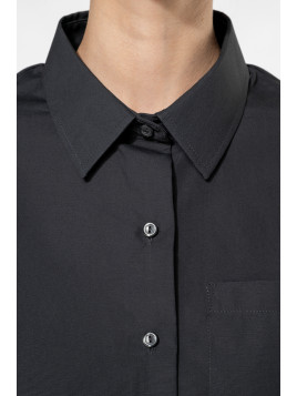 Chemise Manches Courtes Femme Popeline Coton - Easy Care