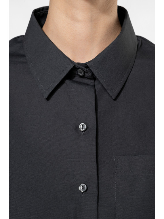 Chemise Manches Courtes Femme Popeline Coton - Easy Care