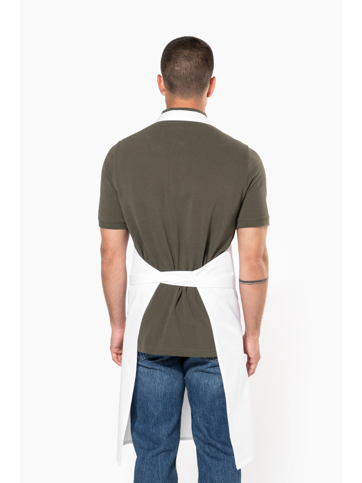 Tablier Coton Lavage Industriel 85°C - Norme ISO 15797