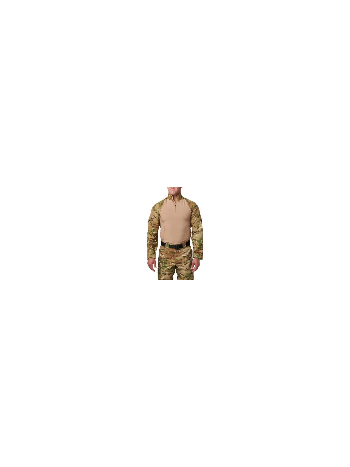"Zéro frottement. Ventilation maximale. Mobilité stretch Flex-Tac. Découvrez la chemise de combat TDU Rapid en Multicam."