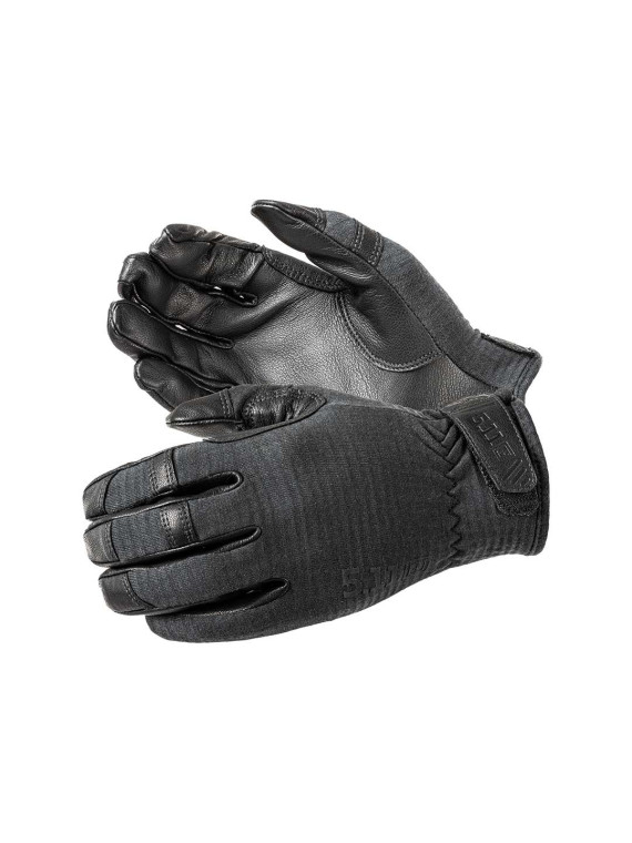 Gants tactiques ignifugés Halon FR noirs haute protection contre le feu et l'abrasion