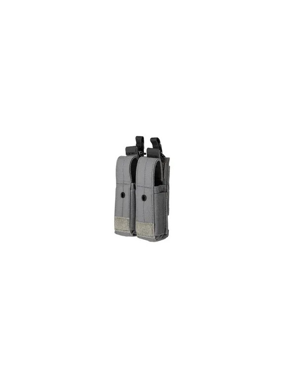 Poche double porte-chargeur pistolet Flex Covert 5.11 Tactical profil bas discret noir