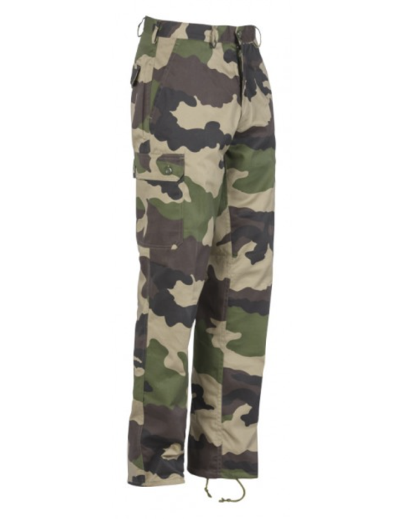 Pantalon treillis camouflage militaire — Coupe tactique ergonomique avec poches cargo