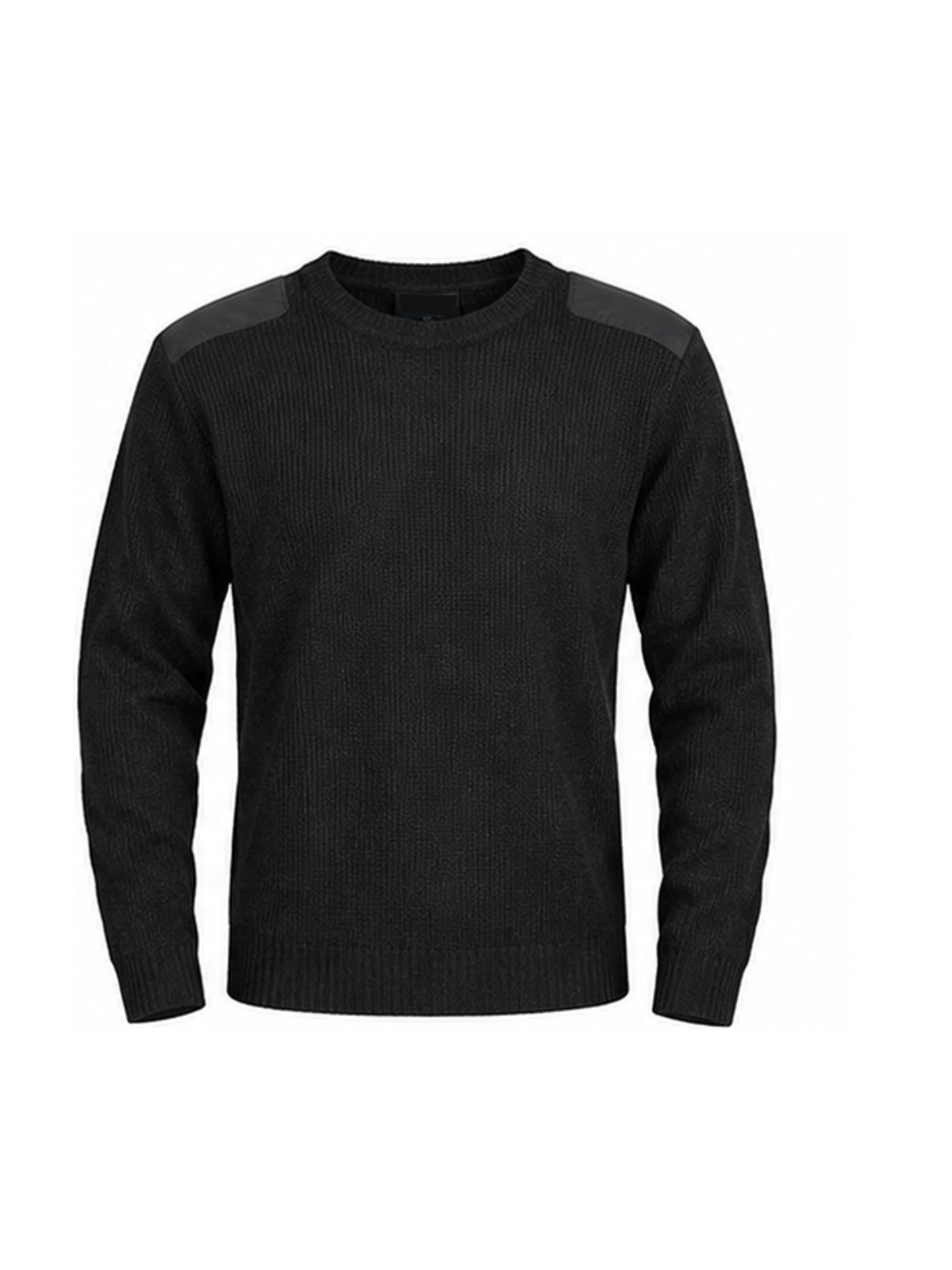 Pull commando militaire 100% acrylique — Maille chaude et respirante avec renforts en tissu aux épaules et aux coudes