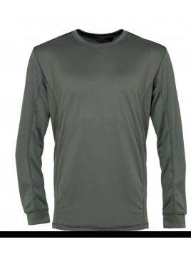 Sweat-shirt technique Megadry 100% polyester alvéolé — Sous-vêtement chaud, respirant et anti-transpiration avec col rond